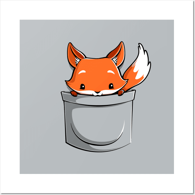 Pocket Fox Wall Art by Tobe_Fonseca